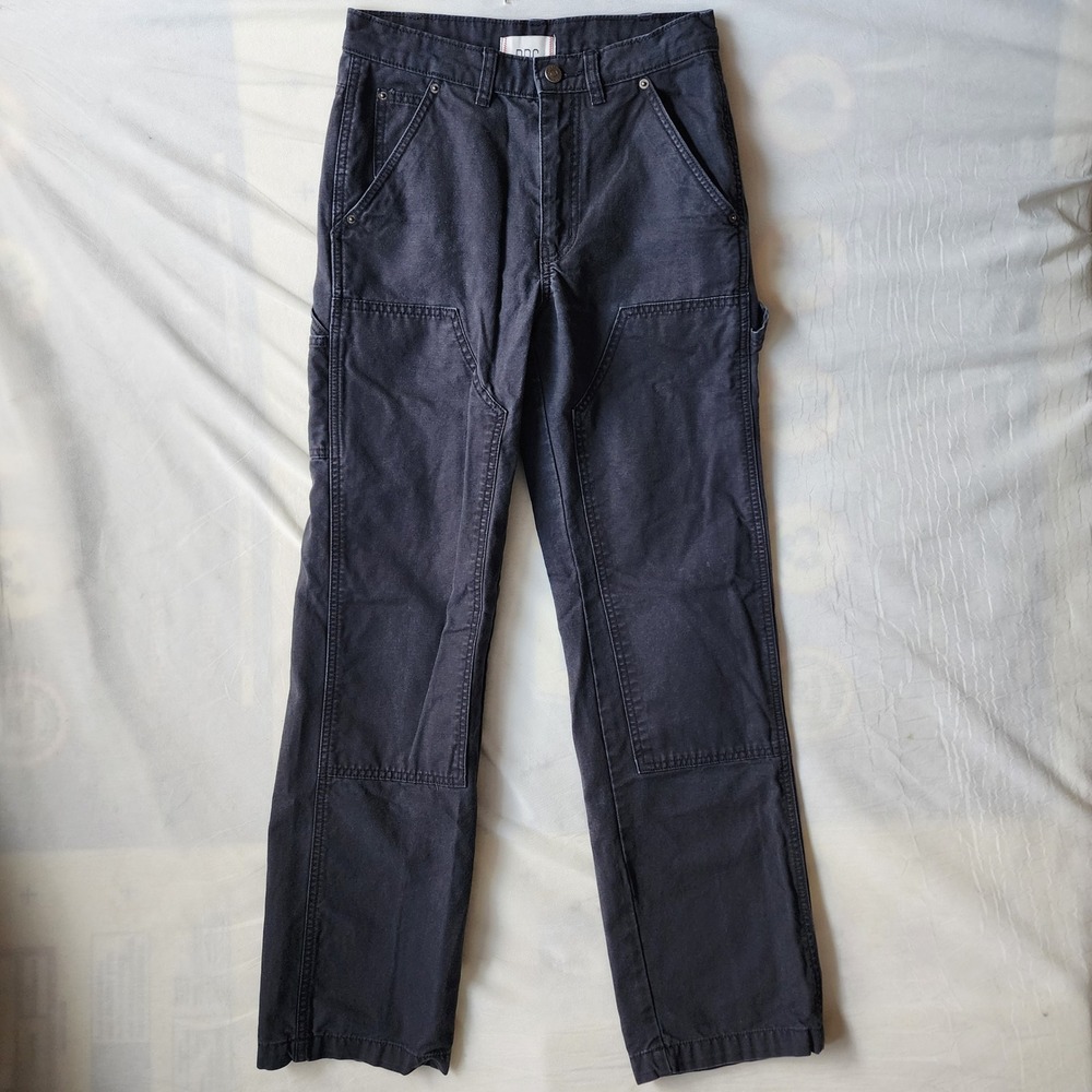 BDG Carpenter Pant Women 26 Charcoal Black Excellent Double Knee Workwear Utilit